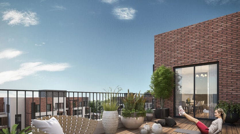 Scenic lakefront living with modern architecture in Istanbul