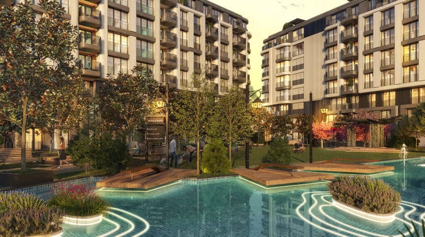 High-quality residential buildings with modern design