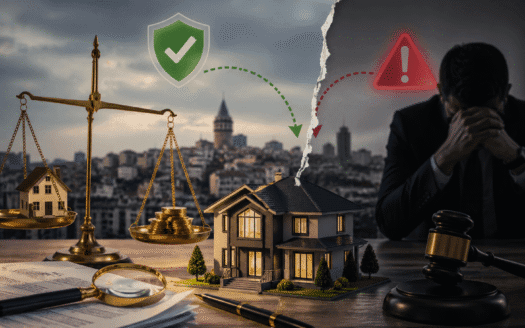 Real estate warning Turkey showing risks of property overvaluation and legal consequences for investors